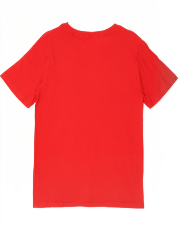 Camiseta masculina Nike Top pequeno algodão vermelho