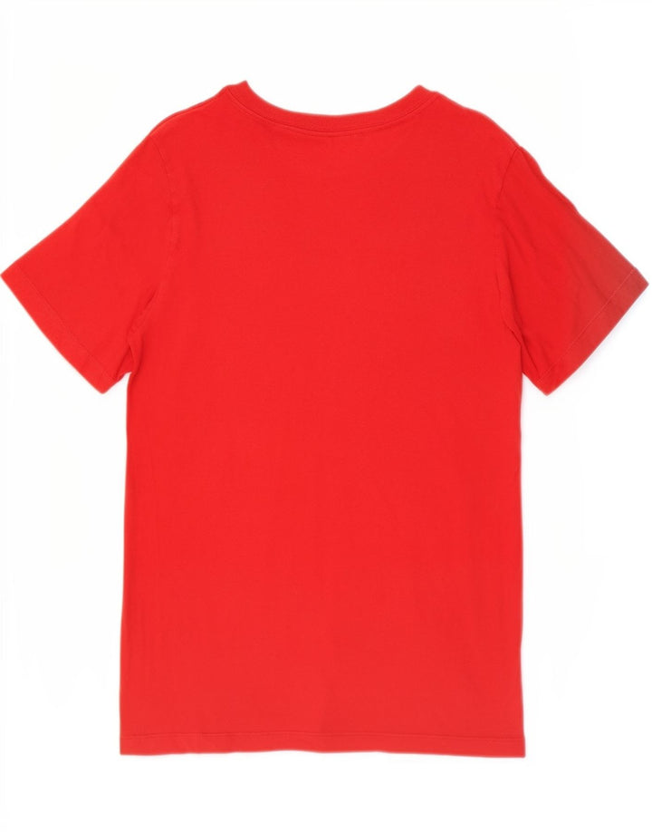 Camiseta masculina Nike Top pequeno algodão vermelho