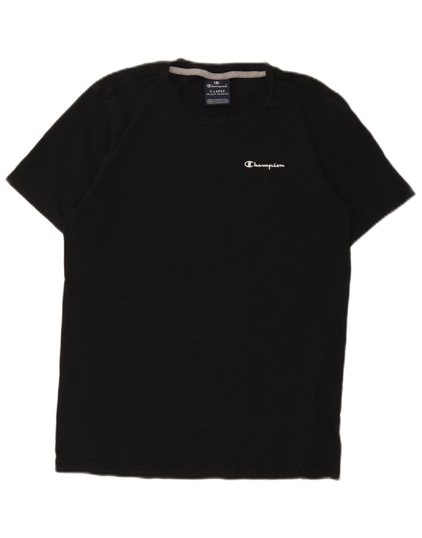 Camiseta Champion Boys Top 13-14 Anos XL Preto Algodão