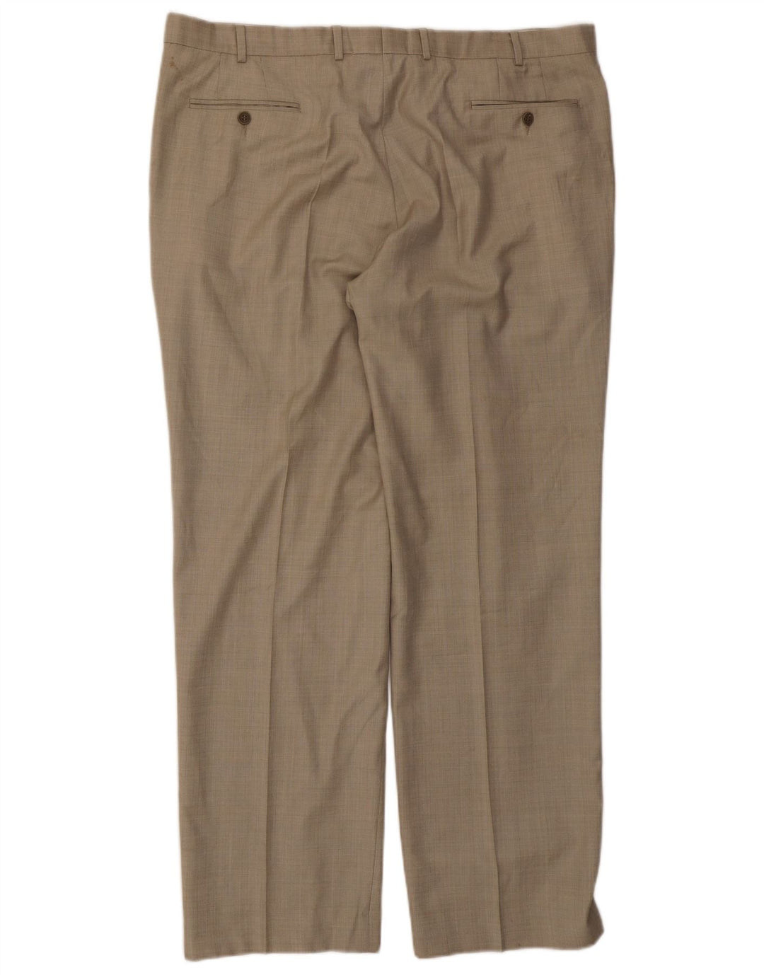 Calça masculina Marks & Spencer Autograph Straight Suit W42 L33 Bege