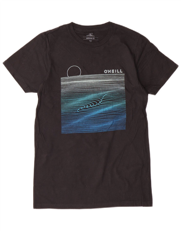 Camiseta masculina O'Neill com ajuste moderno e gráfico pequeno de algodão preto