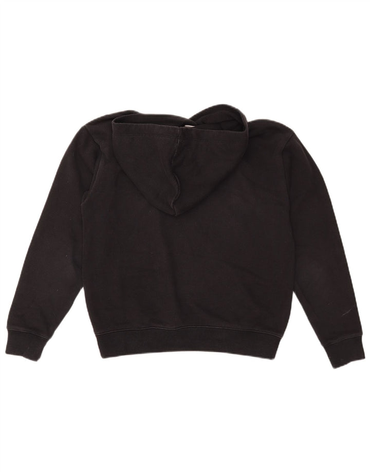 CHAMPION Suéter feminino com capuz oversized UK 6 XS algodão preto