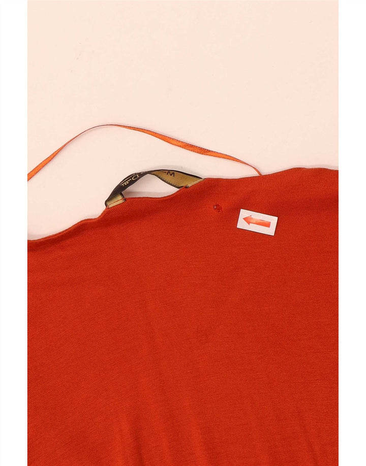 Vestido básico feminino Massimo Dutti Reino Unido 10 pequeno laranja