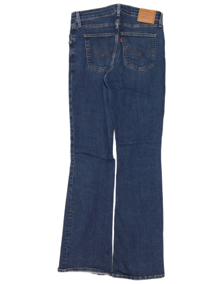 Calça jeans feminina LEVI'S 725 High Rise Bootcut W30 L32 azul marinho algodão