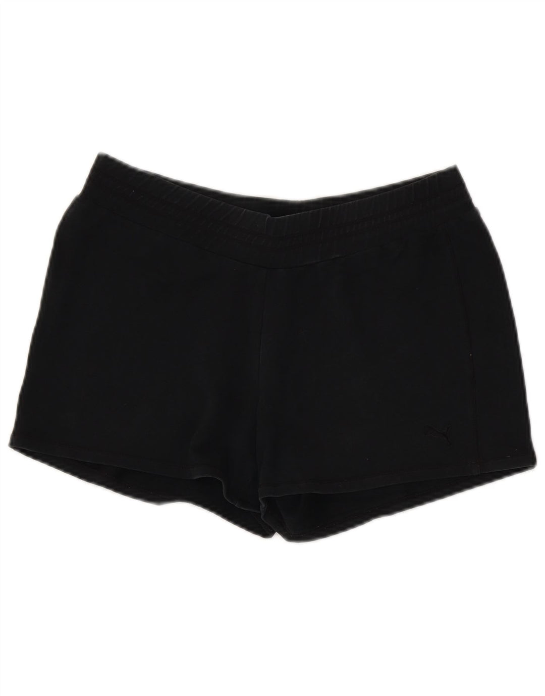 Shorts esportivos femininos Puma UK 14 médio algodão preto