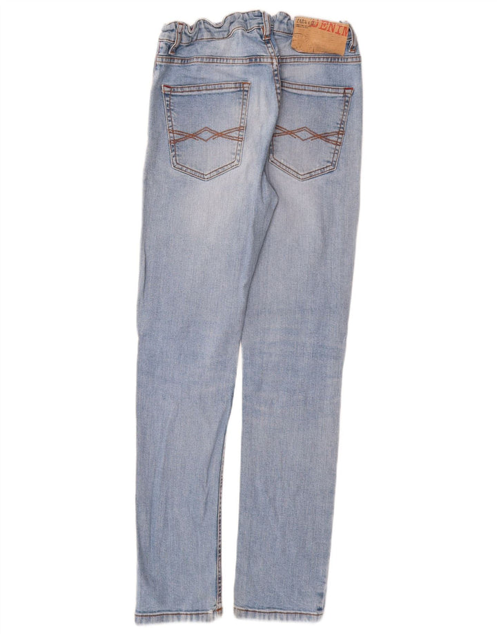 ZARA Meninos Jeans Slim 13-14 Anos W26 L28 Azul
