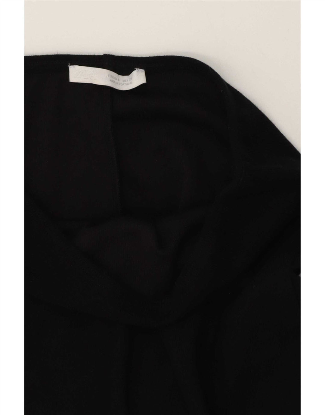 Saia midi feminina Zara pequena W28 preta