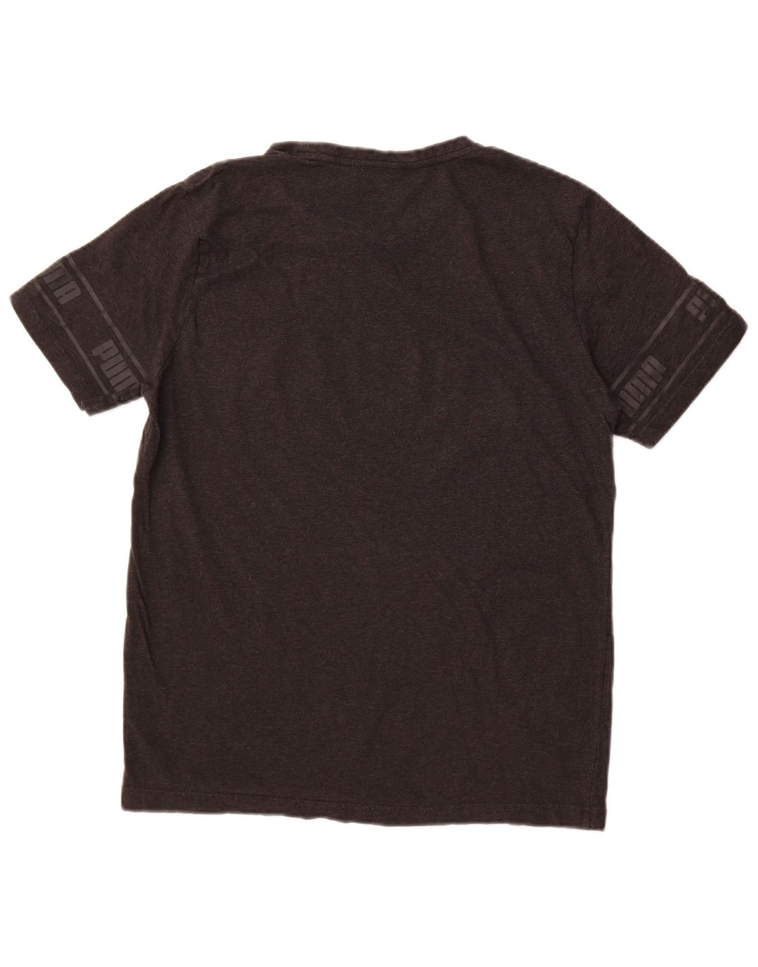 Camiseta masculina Puma Graphic Top grande algodão cinza