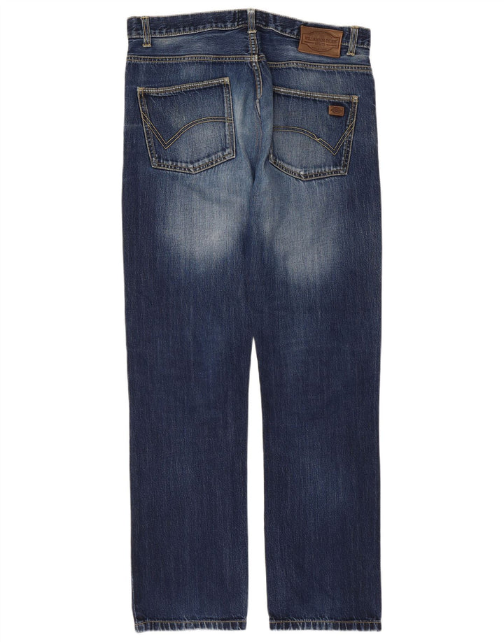 Calça jeans reta masculina Dickies W33 L34 azul algodão