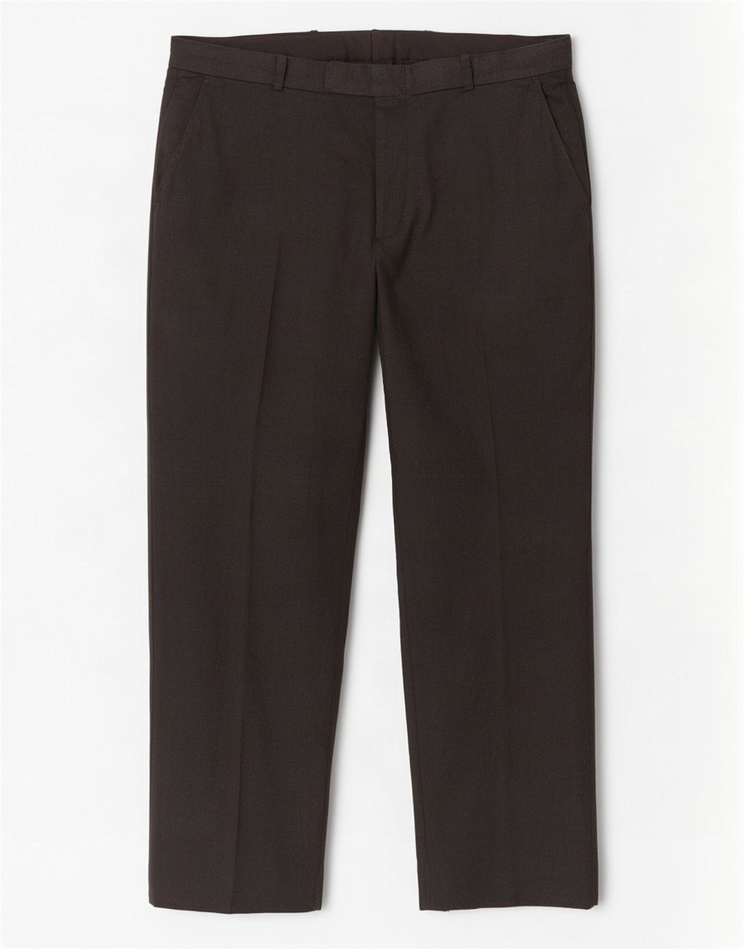 Calça masculina de terno reto sob medida Marks & Spencer W38 L31 poliéster cinza