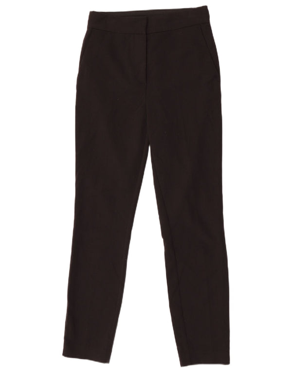 Zara Calça Chino Feminina Slim XS W24 L27 Algodão Preto