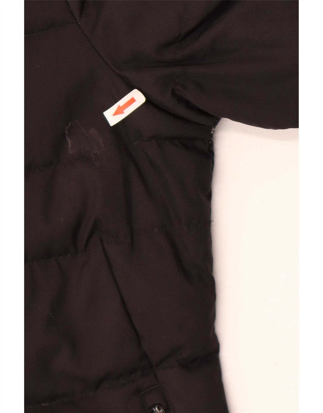 Casaco acolchoado com capuz feminino Puma UK 8 pequeno poliéster preto