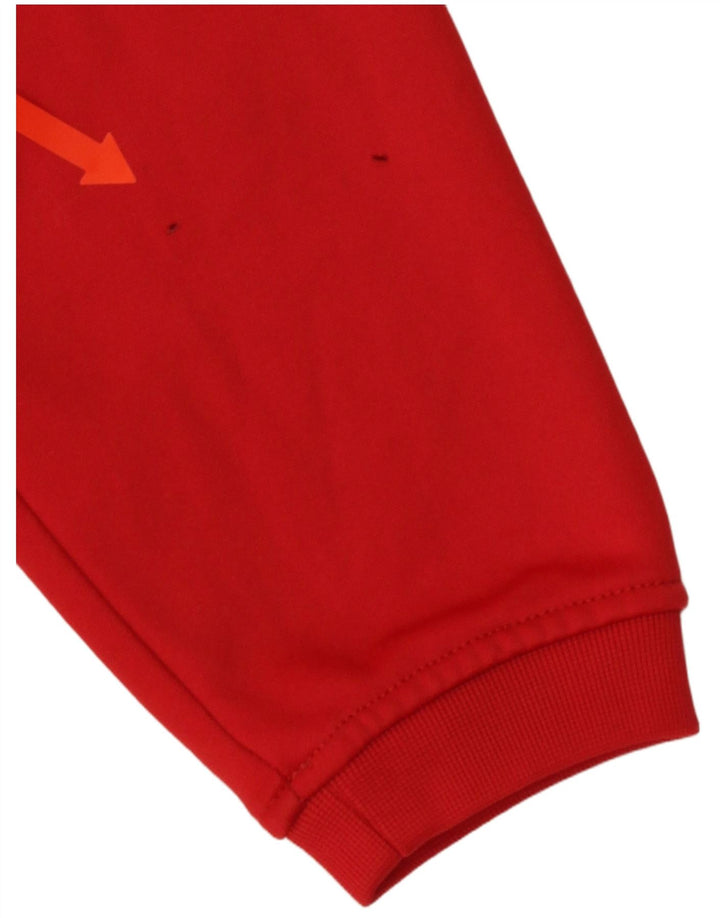 Asics Boys Graphic Sweatshirt Jumper 11-12 Anos Poliéster Vermelho