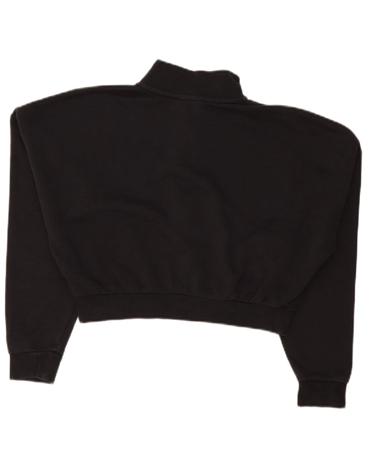 Moletom Nike feminino oversized com zíper e gola alta UK 10 pequeno preto