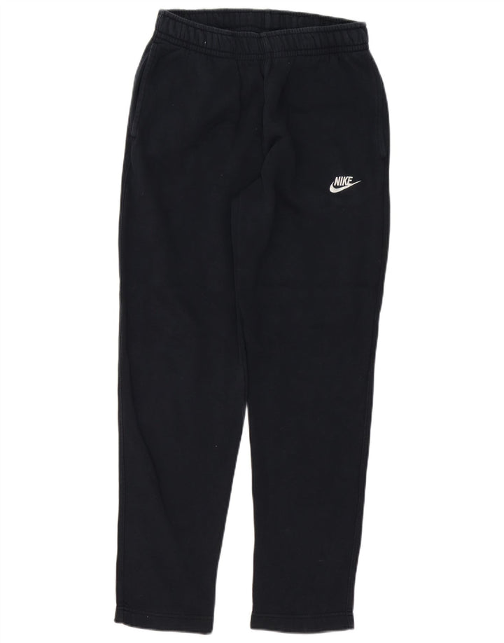 Calça de treino masculina Nike pequena de algodão preto