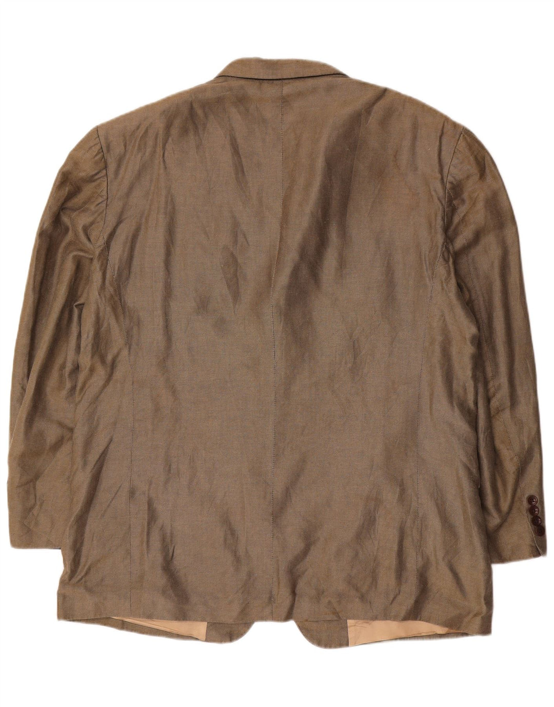 Jaqueta blazer masculina NAUTICA com 3 botões UK 46 3XL linho cinza