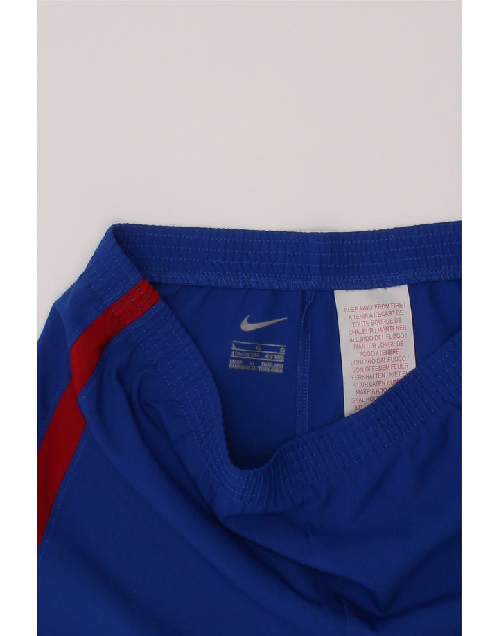 NIKE Meninos Barcolana Sport Shorts 6-7 Anos Grande Azul Colorblock