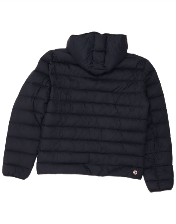 Jaqueta masculina acolchoada com capuz Colmar IT 48 azul marinho médio