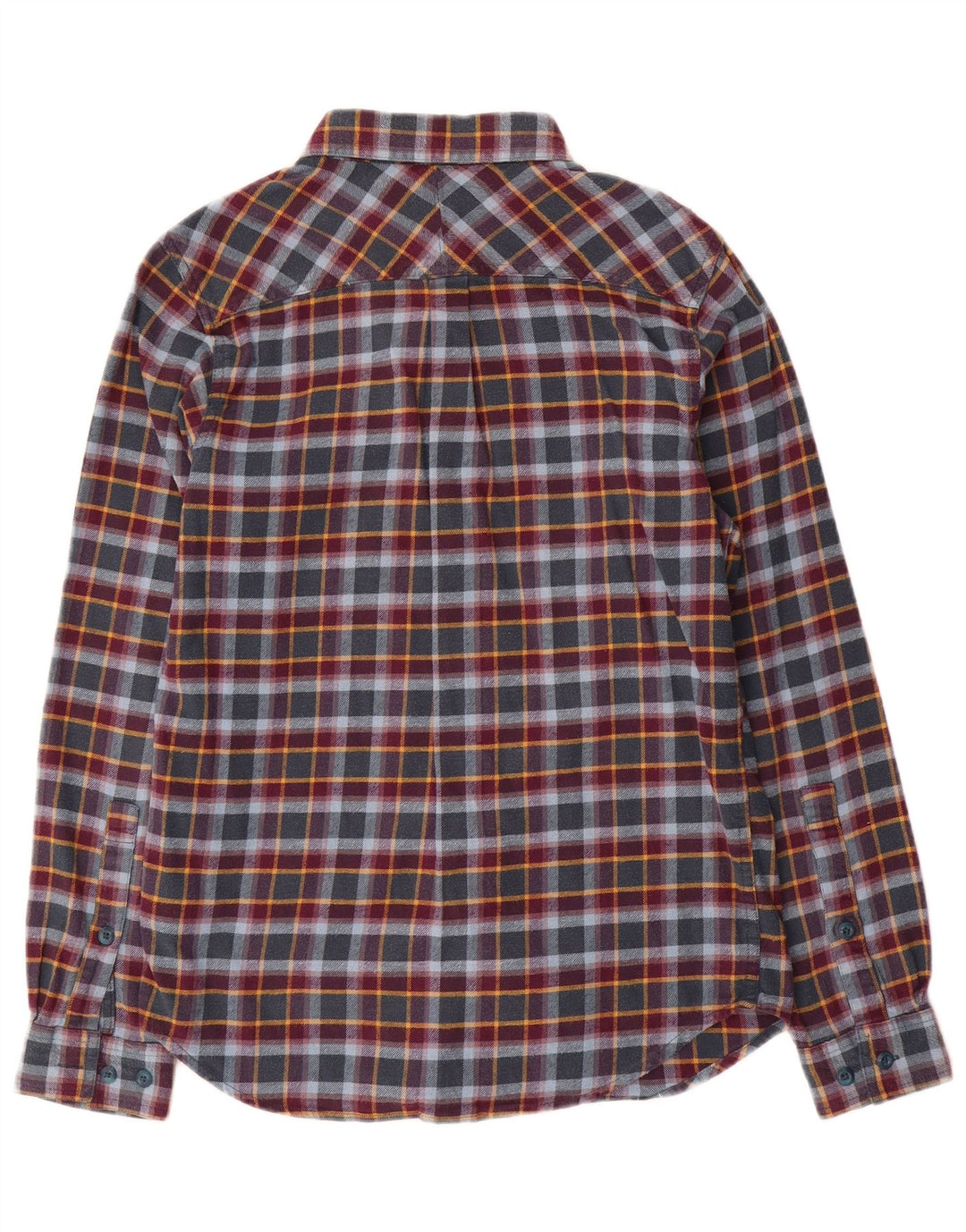 Columbia Camisa masculina de flanela ativa pequena de algodão xadrez multicolorido