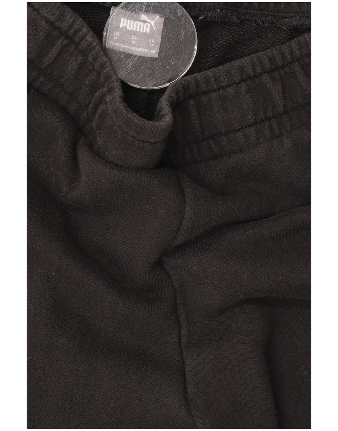 Calça feminina Puma Graphic Tracksuit Joggers UK 12 Médio Preto