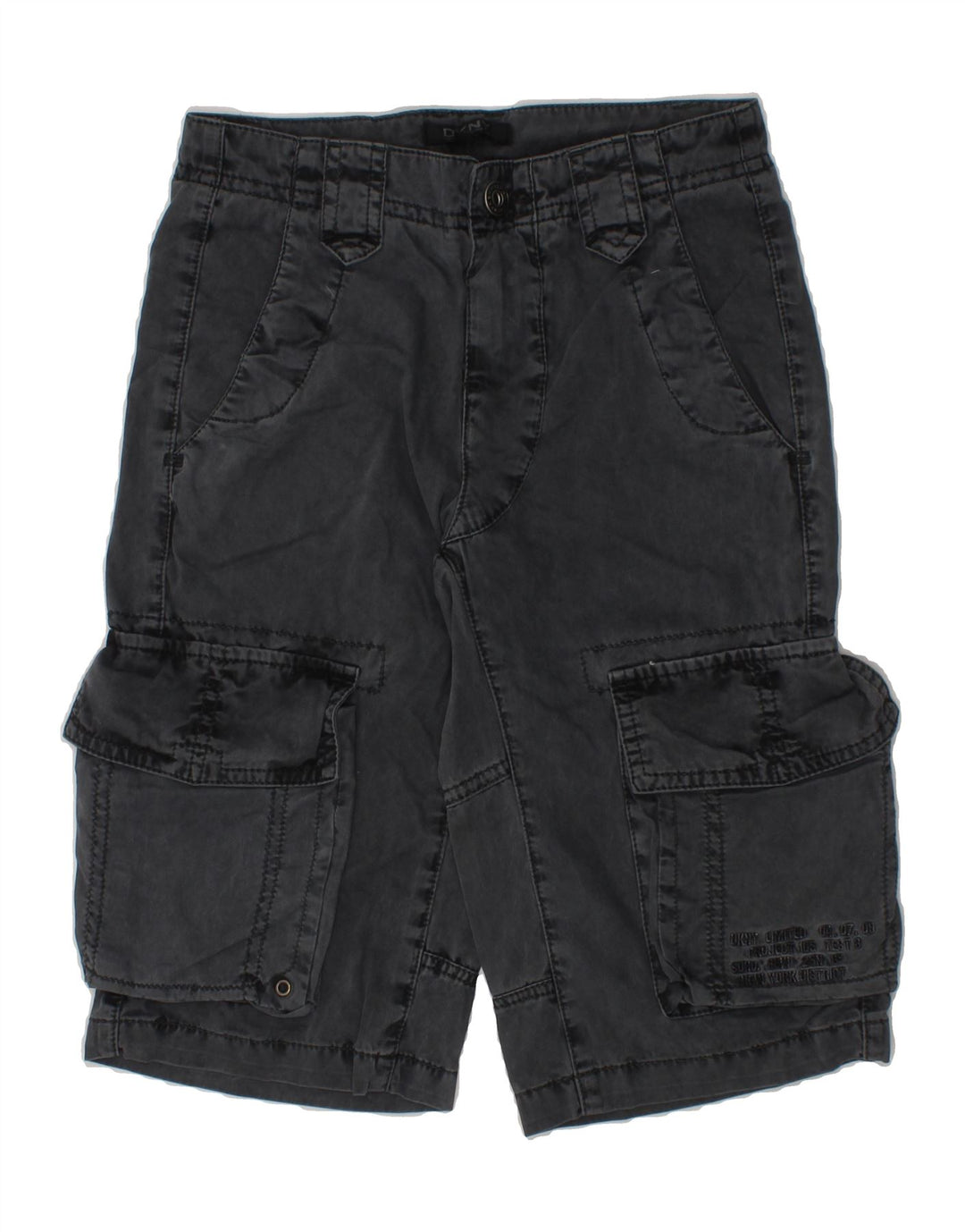DKNY Boys Cargo Shorts 5-6 Years W22  Grey Cotton Vintage Dkny and Second-Hand Dkny from Messina Hembry 