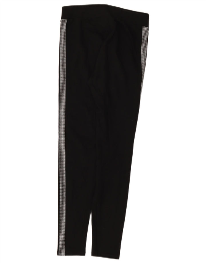 Leggings femininos Marks & Spencer UK 8 pequenos pretos em viscose colorblock