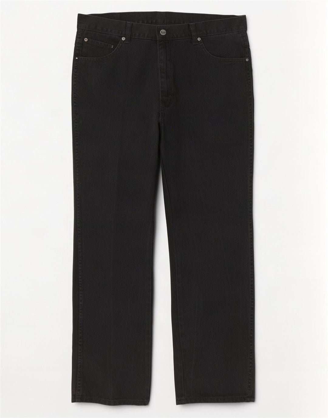 Wrangler masculino regular fit jeans reto W40 L32 algodão preto