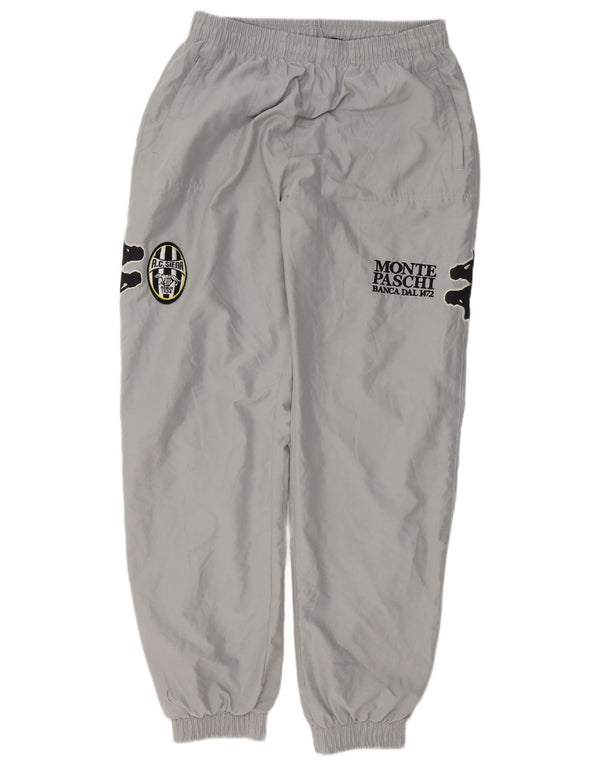 Calça de treino Kappa masculina A.C. Siena com estampa gráfica grande cinza