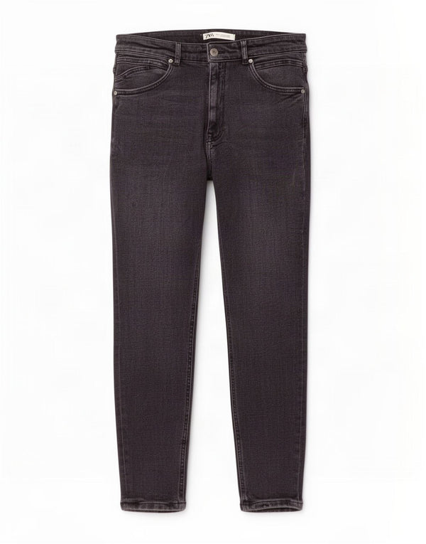 Zara Jeans Skinny Masculino EU 42 Grande W32 L27 Cinza