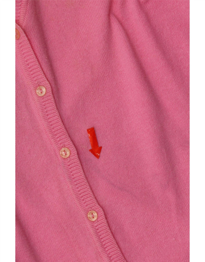 Suéter cardigã feminino Zara Reino Unido 10 pequeno rosa