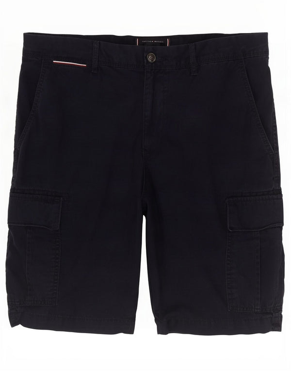 Shorts cargo masculino Tommy Hilfiger W34 grande azul marinho