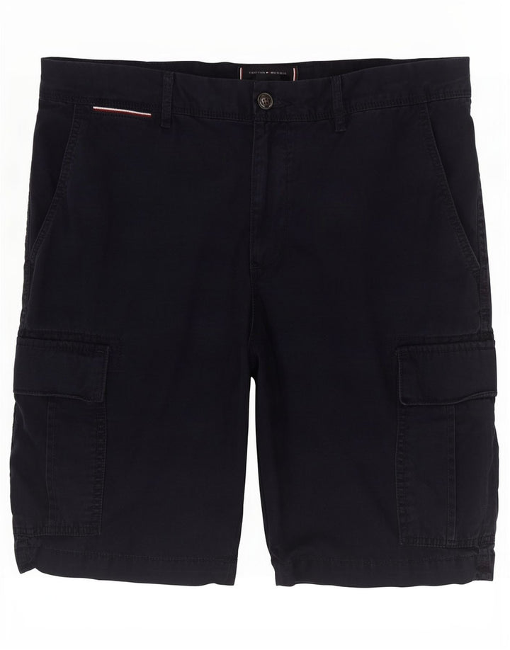 Shorts cargo masculino Tommy Hilfiger W34 grande azul marinho