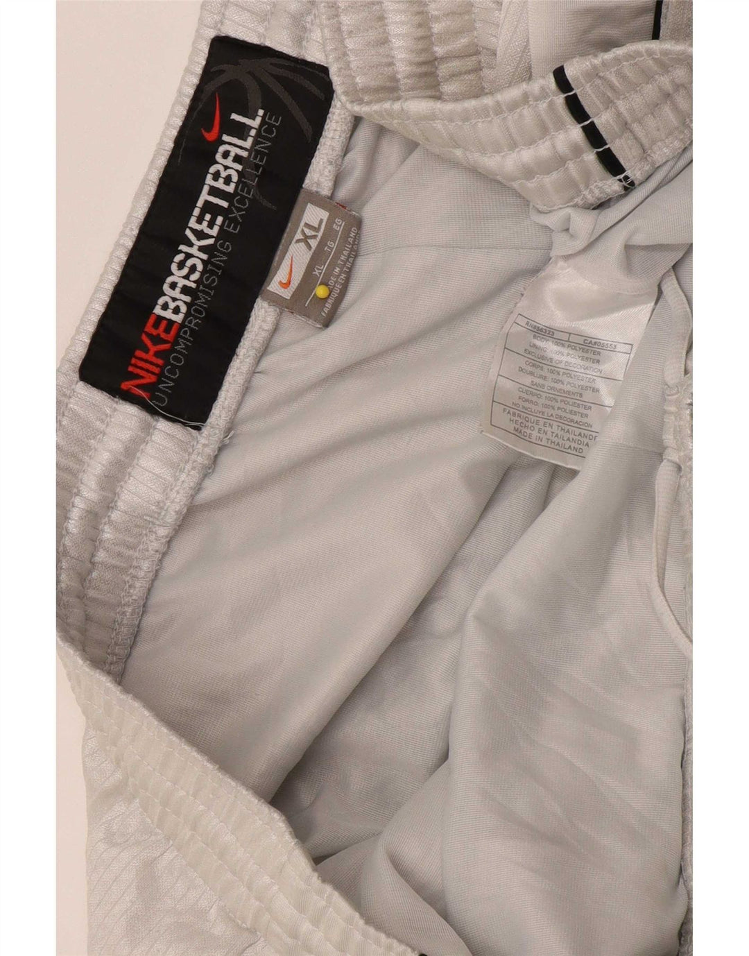 Shorts esportivos masculinos Nike XL cinza poliéster