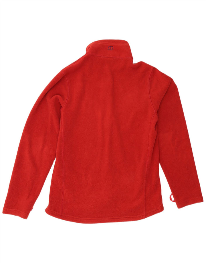 Jaqueta de lã masculina Berghaus UK 38 poliéster vermelho médio