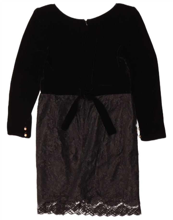 Vestido feminino Clara Della Giovanna manga comprida IT 44 médio preto