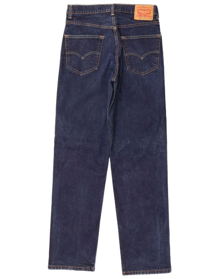 Levi's Masculino 550 Straight Jeans W32 L34 Azul Marinho Algodão