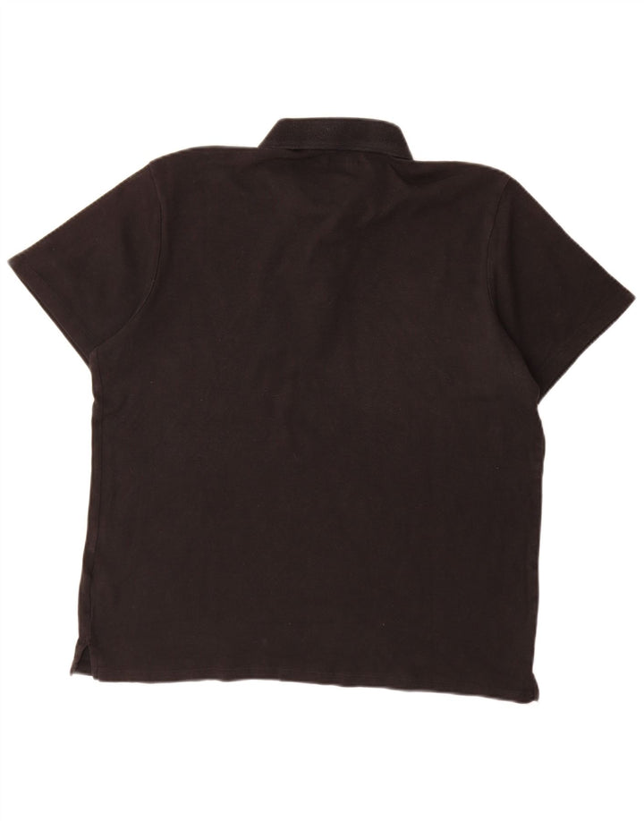 Camisa polo masculina Dkny grande algodão preto