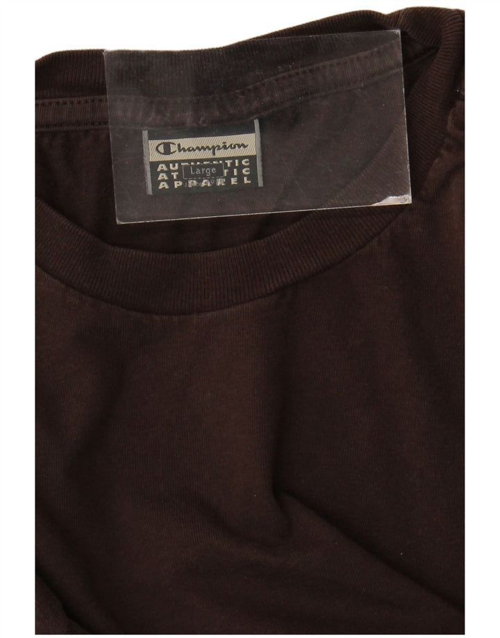 Camiseta masculina Champion grande marrom