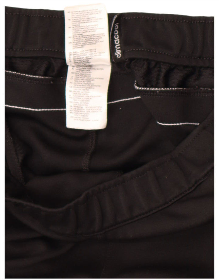 ADIDAS Mens Climacool Calças de treino Joggers grandes pretos Colourblock
