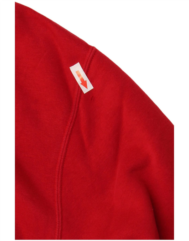 Jordan Mens Hoodie Jumper Médio Algodão Vermelho