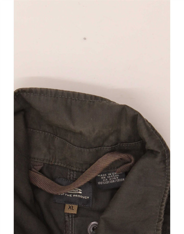 Jaqueta utilitária masculina G-Star UK 42 XL algodão cáqui