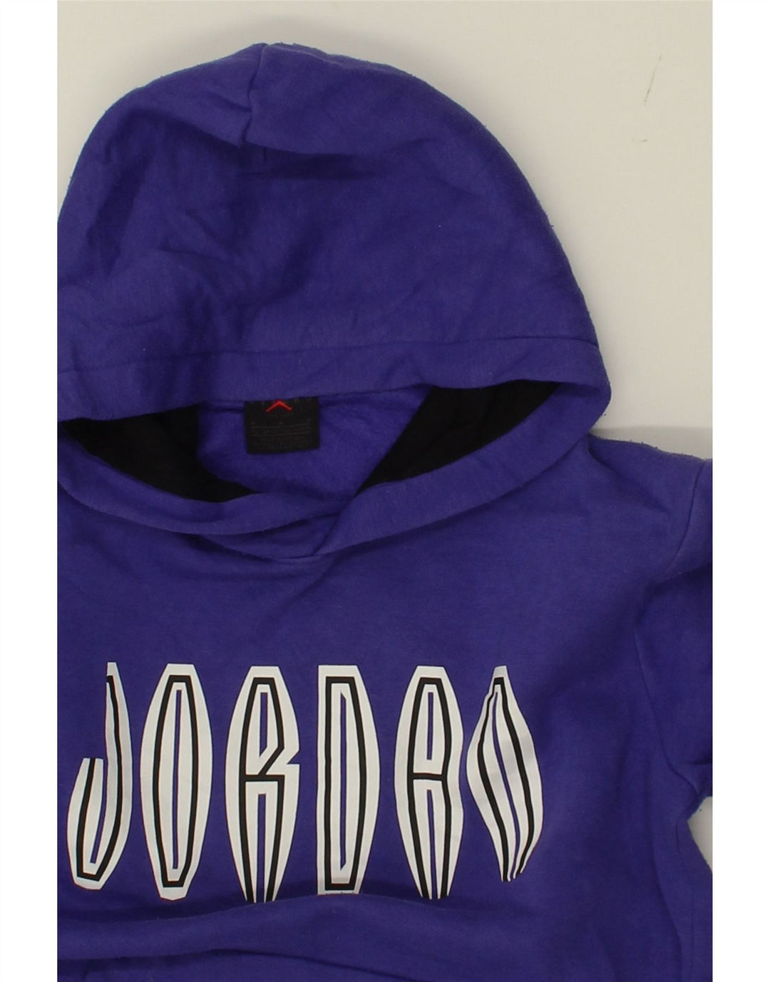 JORDAN Girls Graphic Hoodie Jumper 10-11 Years Medium Purple Vintage Jordan and Second-Hand Jordan from Messina Hembry 