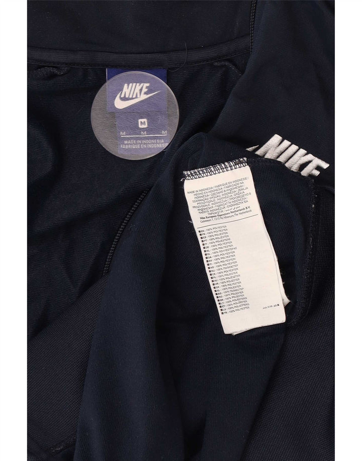 Nike Mens Treino Top Jaqueta Médio Azul Marinho Colorblock Poliéster