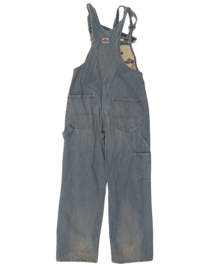 Lee Macacão Masculino Jeans Pequeno W32 L30 Azul Algodão