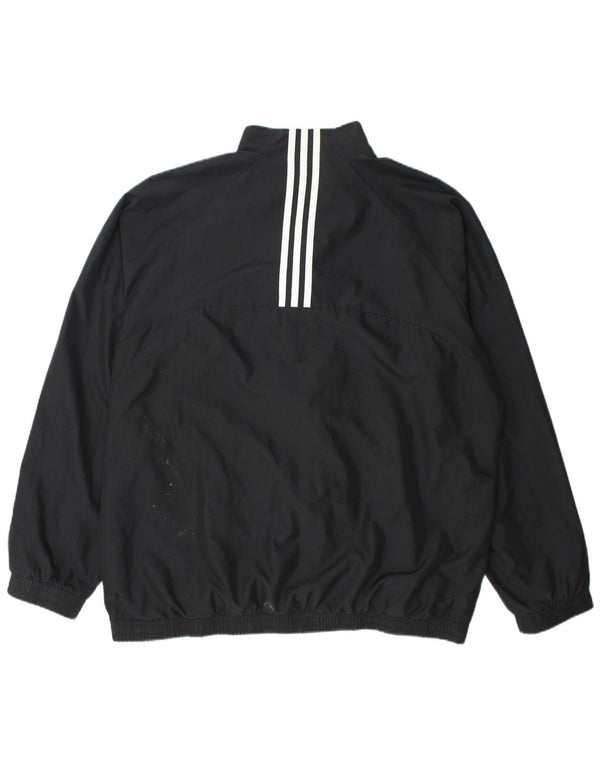 ADIDAS Mens Tracksuit Top Jacket XL Preto Poliéster