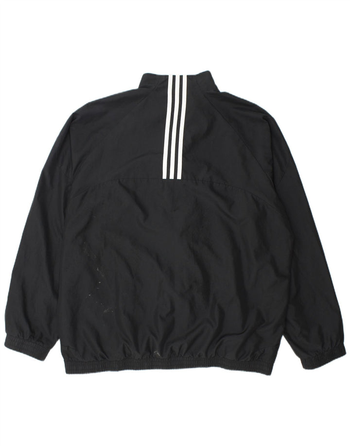 ADIDAS Mens Tracksuit Top Jacket XL Preto Poliéster