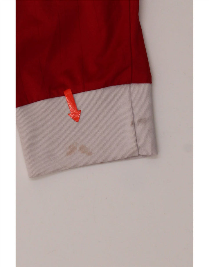 Adidas Mens Climalite Top Manga Longa 2XL Poliéster Vermelho