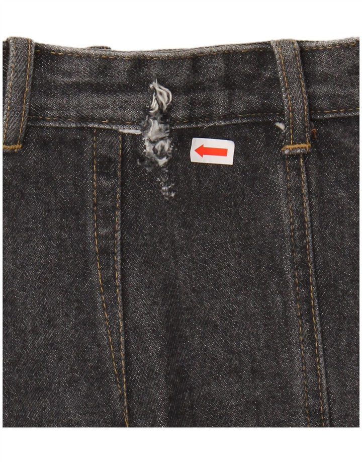 VINTAGE Womens Denim Skirt IT 34 2XS W24  Grey Cotton Vintage Vintage and Second-Hand Vintage from Messina Hembry 