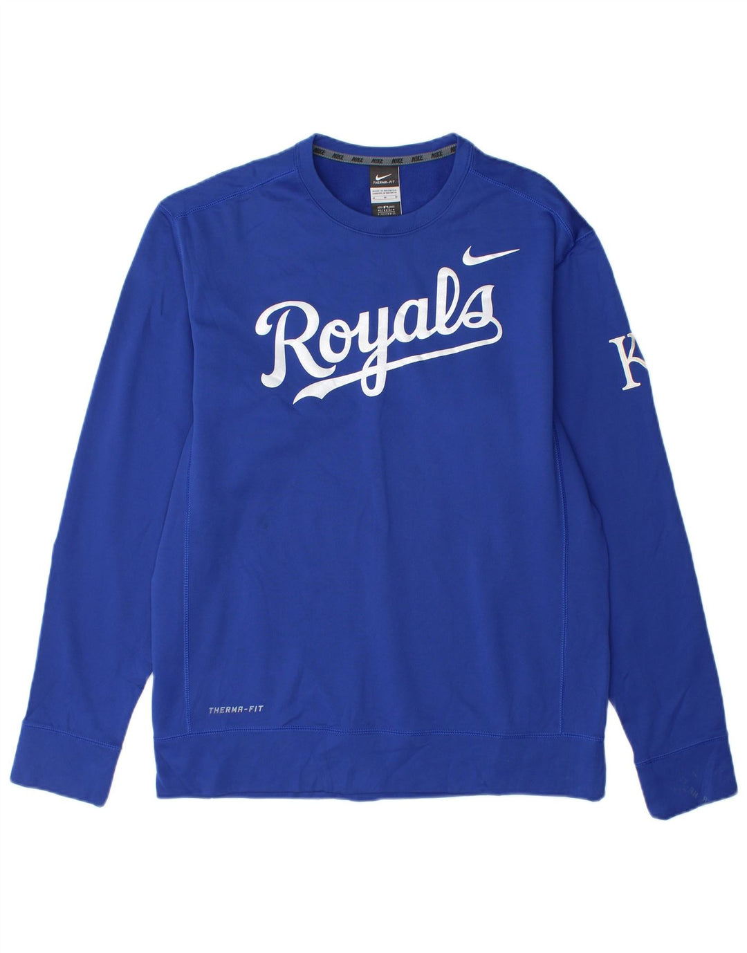 Moletom Nike Masculino Therma-Fit Graphic Jumper Médio Azul Poliéster