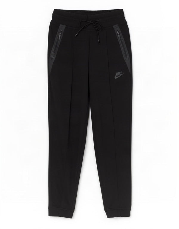 Calça de treino feminina Nike Joggers UK 10 pequeno algodão preto